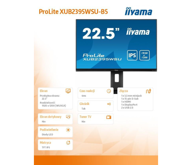 iiyama ProLite XUB2395WSU-B5 - 1217920 - zdjęcie 15